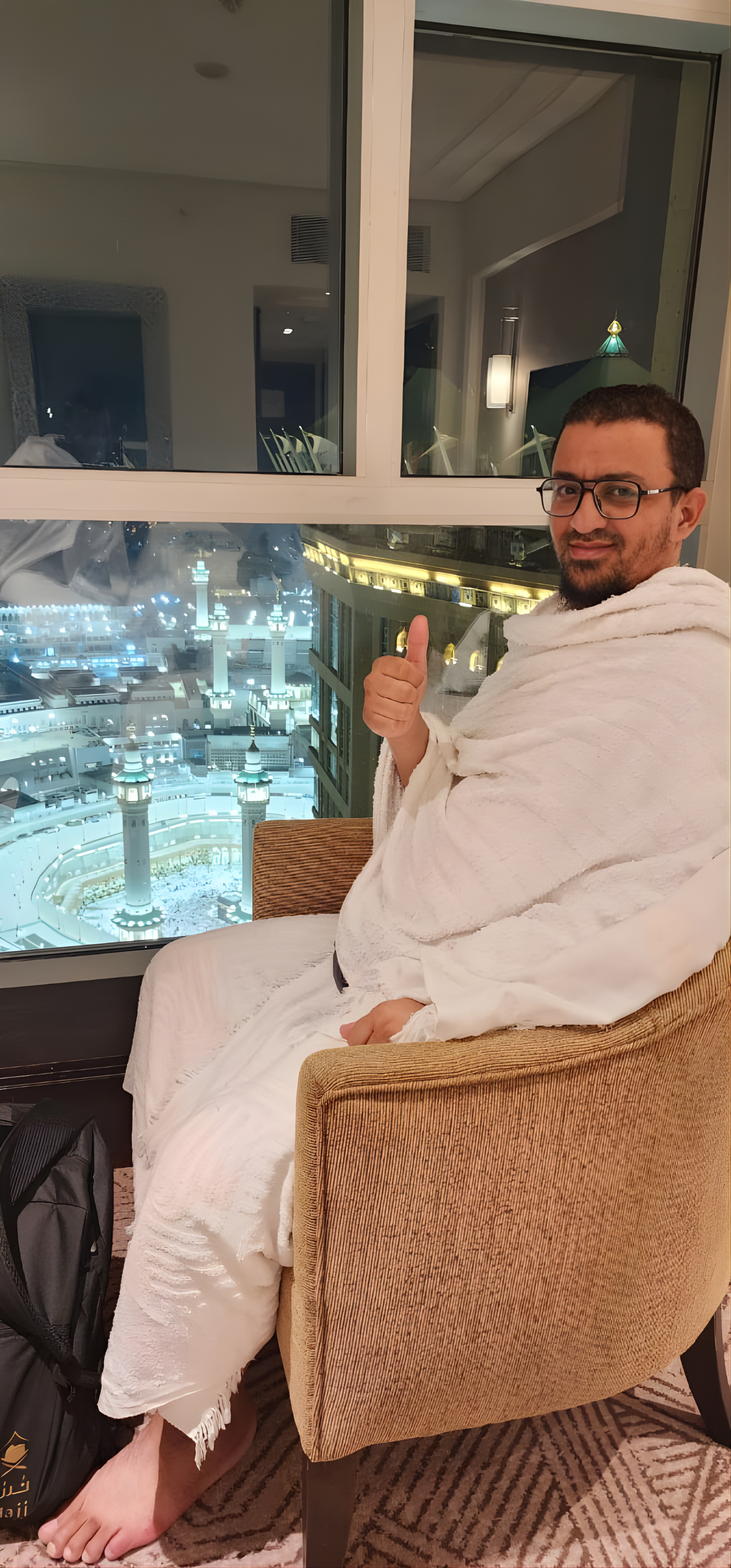 Pèlerins effectuant le Tawaf autour de la Kaaba
